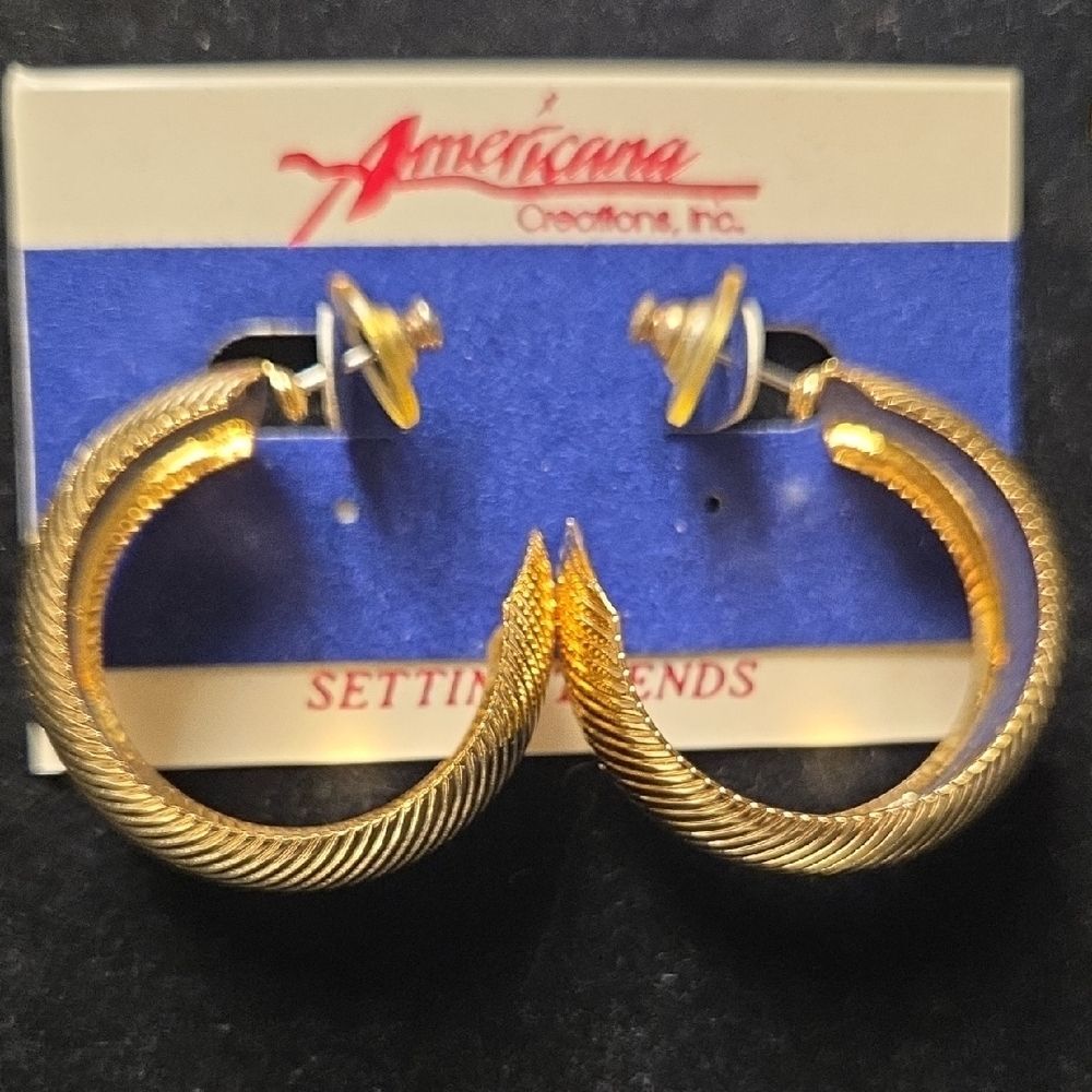 Gold Hoop Earrings